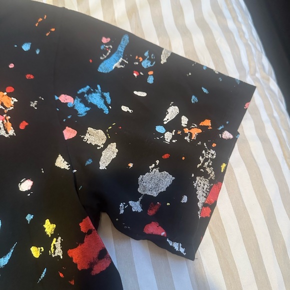 OFF WHITE Main Label Virgil Abloh Paint Splatter Shirt Mens Size XXL - Picture 6 of 15